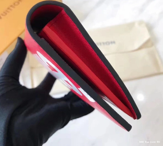 Aaa replica bags Vuitton Louis wallet supreme 0716